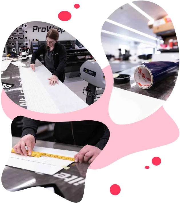 skilte, bildeko og foliering